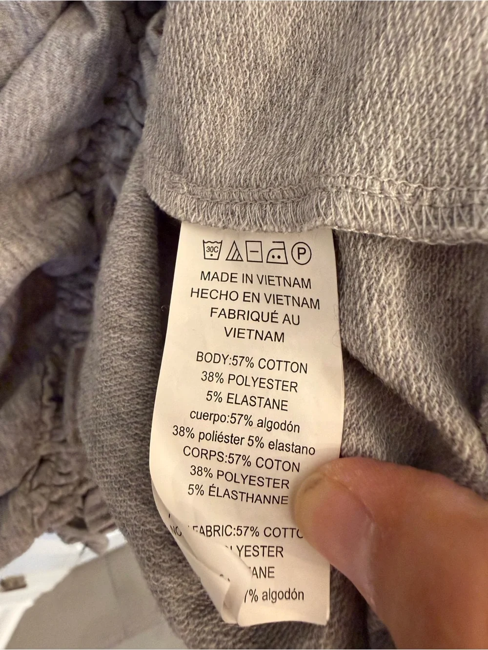 Michael Kors Gray Cinched Hem Sweatshirt